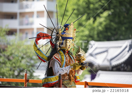 大阪府大阪市平野区の大念佛寺の万部おねり二十五菩薩様 22165018
