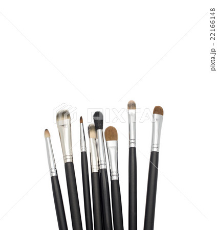 Makeup brushes for eye on white background 22166148