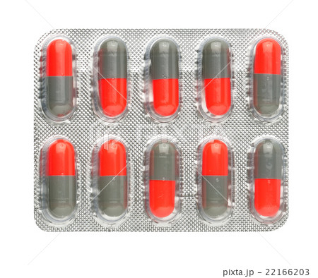 Set of pills in a foil blister package 22166203