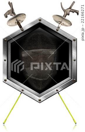 Fencing Sport - Metal Hexagonal Symbol Fencing Sport - Metal Hexagonal Symbol 22166271