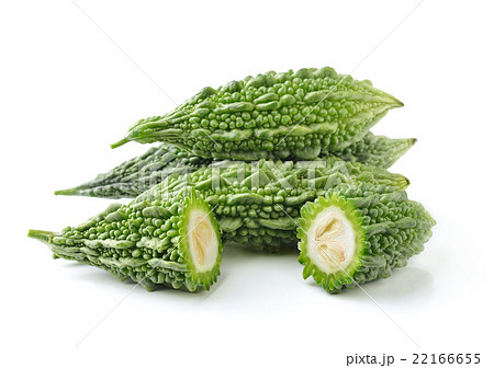 Bitter melon isolated on white background 22166655