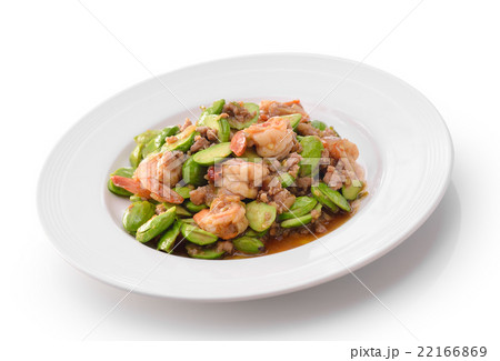 Fried Parkia wth shrimp and source Fried Parkia wth shrimp and source 22166869