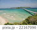 角島大橋と砂浜 22167090