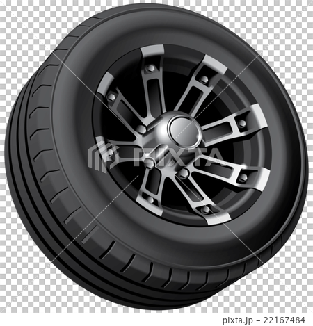 Off-road vehicle wheel - Stock Illustration [22167484] - PIXTA