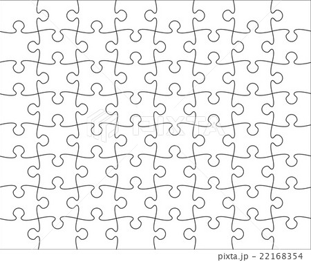 Jigsaw Puzzle template editable blend 22168354