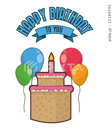 Happy Birthday design , vector illustration 22169745