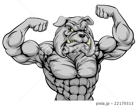 Mean Bulldog Sports Mascot Mean Bulldog Sports Mascot 22170313