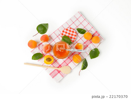 Jar of apricot jam Jar of apricot jam 22170370