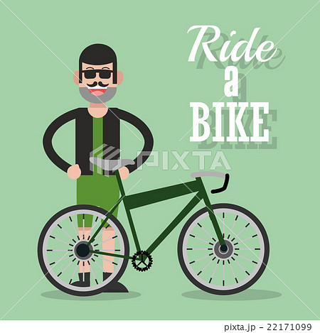 Ride a bike design , vector illustration 22171099
