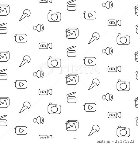 Video and multimedia seamless pattern 22171522