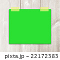 Bulletin Board with green blank sticker.  22172383