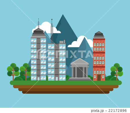 Nature city design , vector illustration 22172896
