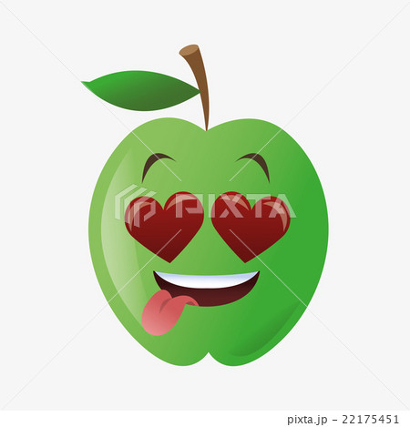 Apple shape cartoon  22175451