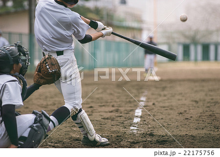 高校野球試合風景 22175756
