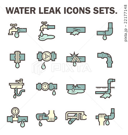 Water Leak Iconのイラスト素材