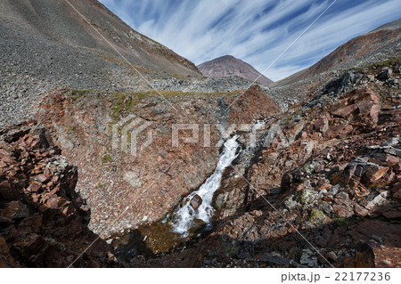 Beautiful landscape: view of mountain river 22177236