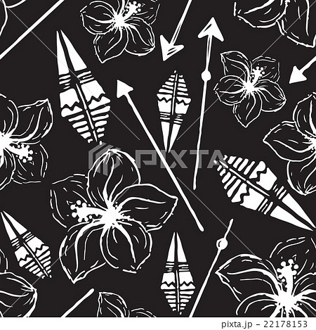 Vector seamless pattern. Universal colorful summer Vector seamless pattern. Universal colorful summer 22178153
