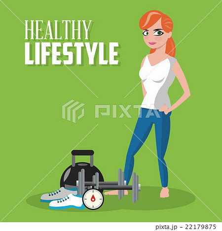 Healthy lifestyle design , vector illustration Healthy lifestyle design , vector illustration 22179875