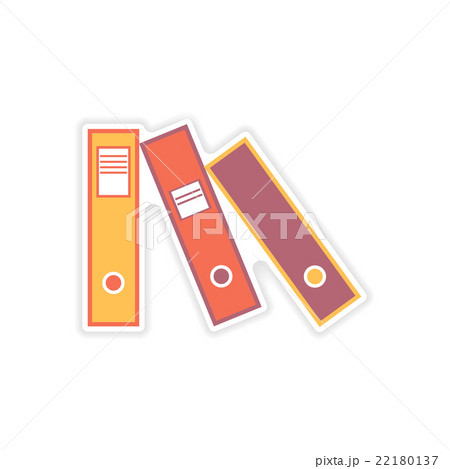 stylish sticker on paper folders for documents stylish sticker on paper folders for documents 22180137