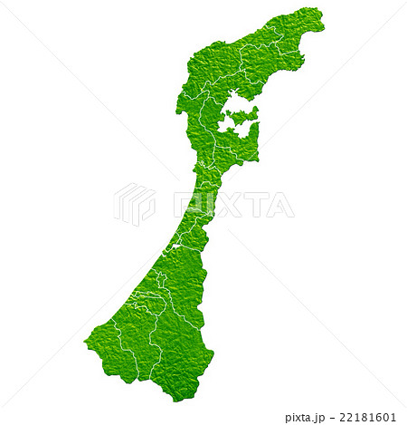 石川県地図 22181601