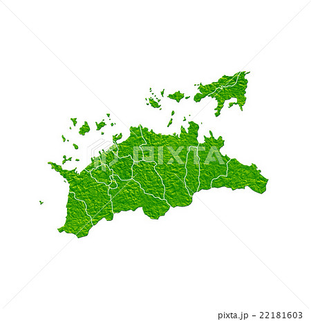 香川県地図 22181603