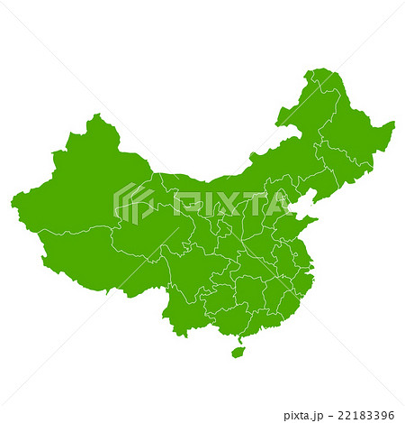 中国 地図 国 アイコン のイラスト素材 22183396 Pixta