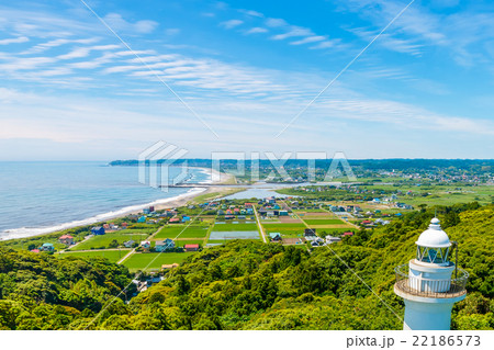 太東崎灯台とその周辺を空撮 太東崎灯台とその周辺を空撮 22186573