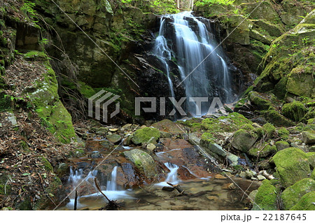魚留の滝の全貌 魚留の滝の全貌 22187645