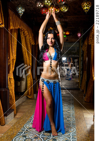 Beautiful belly dancer young woman in gorgeous Beautiful belly dancer young woman in gorgeous 22189718
