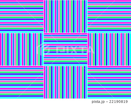 ストライプ 縦縞と横縞のイラスト素材