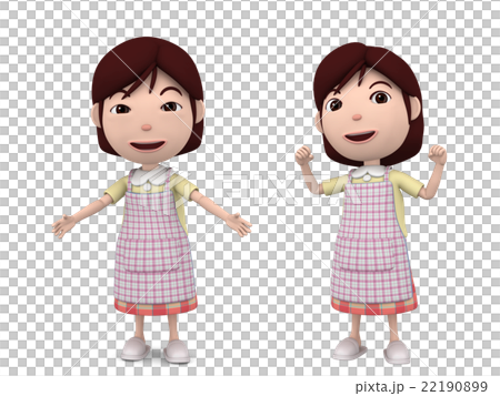 媽媽姿勢3D例證05 22190899