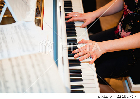 Artist hands of a piano player Artist hands of a piano player 22192757