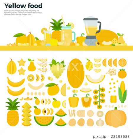Yellow healthy food on the table 22193683