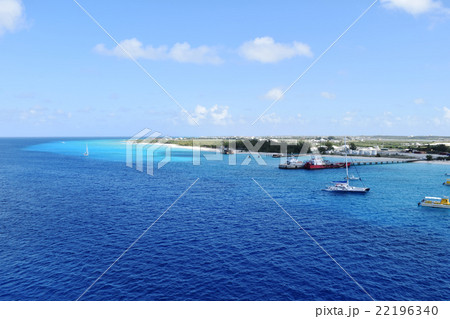 カリブ海 リゾート バージン諸島 海外 アメリカ 海 夏 季節 風景 の写真素材