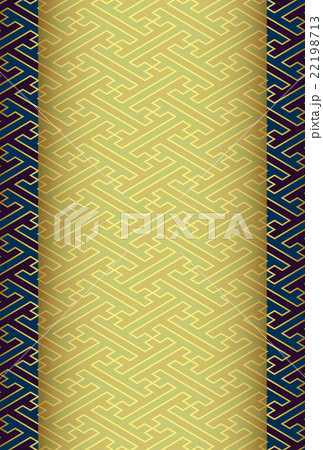 背景 年賀背景 紗綾形 タテ 背景 年賀背景 紗綾形 タテ 22198713