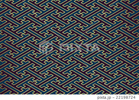 背景 年賀背景 紗綾形 横 背景 年賀背景 紗綾形 横 22198724