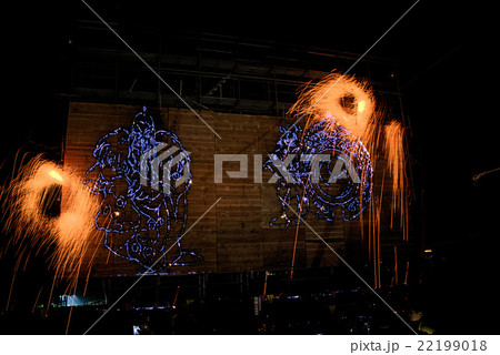 篠田の仕掛け花火 22199018