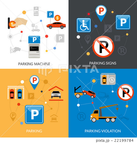 Parking Icons Set 22199784