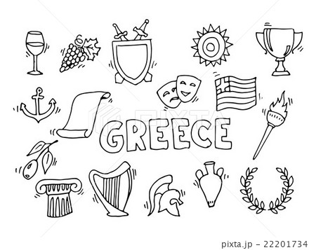 Greece Landmarks and cultural features . 22201734