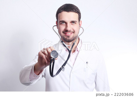Doctor in a white coat 22203686