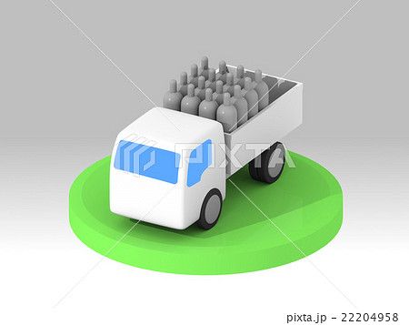 LPG配送車アイコン 22204958