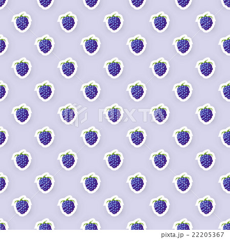 Vector Seamless Background with Blackberries Vector Seamless Background with Blackberries 22205367