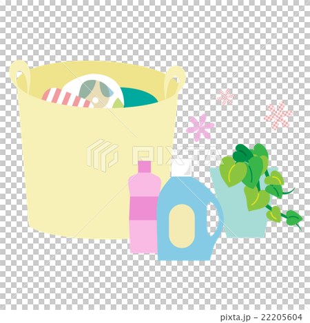 Laundry set laundry elements - Stock Illustration [22205604] - PIXTA