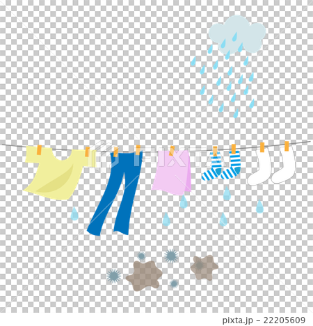 Rainy day laundry 22205609