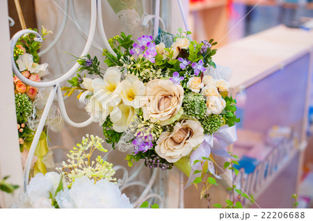 Wedding decoration of flowers for ceremony in 22206688