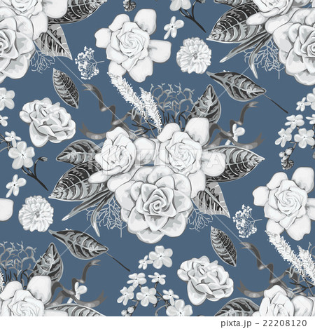 Vector floral seamless pattern Vector floral seamless pattern 22208120