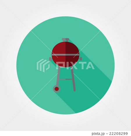 BBQ icon. Flat. 22208299
