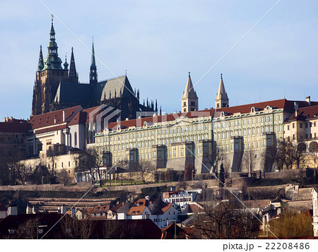 Prague Castle and St. Vitus Cathedral in Czech 22208486