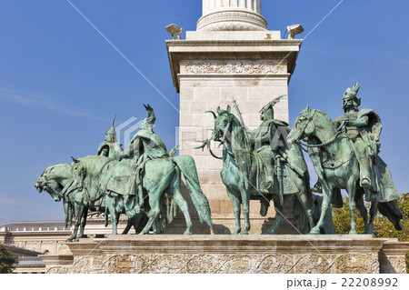 Millennium Monument. Budapest, Hungary. Millennium Monument. Budapest, Hungary. 22208992