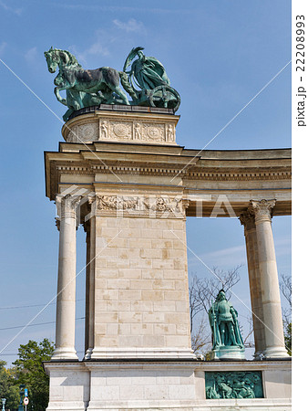 Peace sculpture. Heroes Square, Budapest, Hungary. 22208993